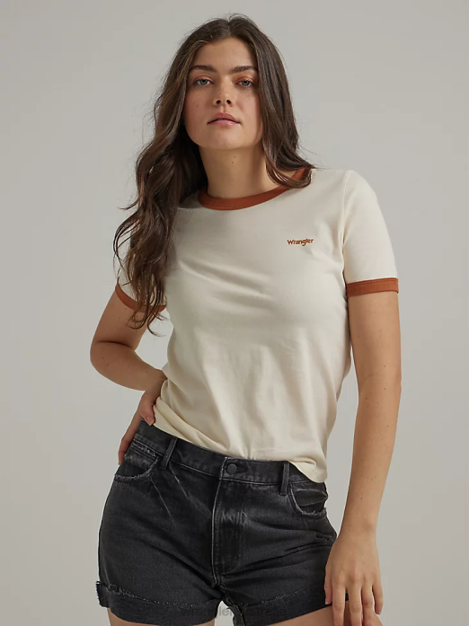 Destructed Denim Roll Short Women Wrangler RHXV850 Clothing Moonlight (112334745)