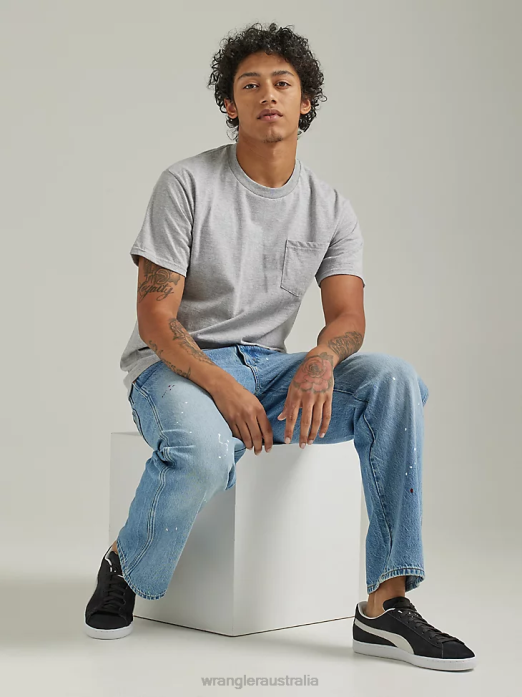 Destructed Loose Fit Jean Men Wrangler RHXV144 Clothing Plains (112332241)