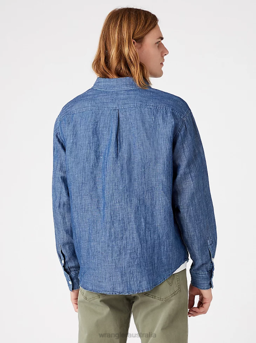 Eco-Friendly Plaid Short Sleeve Camp Shirt Men Wrangler RHXV397 Clothing Amethyst City (112336166)