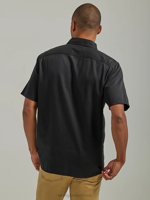 Epic Soft Flex Twill Shirt Men Wrangler RHXV364 Clothing Jet Black (112330682)