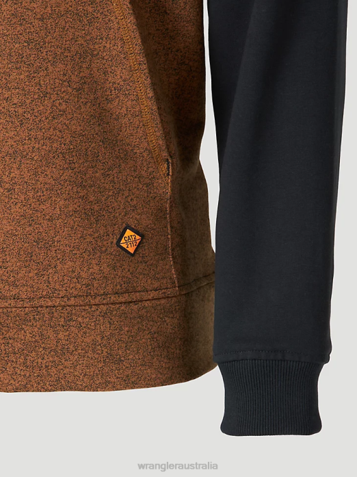 FR Flame Resistant Long Sleeve Pullover Hoodie Men Wrangler RHXV510 Clothing Clay (10FR171CL)