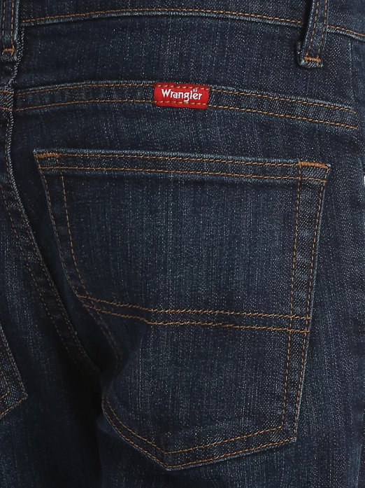 Five Star Classic Stretch Bootcut Jean Boys Wrangler RHXV997 Clothing Fresh Indigo (6BRLWFS)