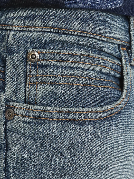 Five Star Classic Stretch Bootcut Jean Boys Wrangler RHXV998 Clothing Light Denim (6BRLWSW)