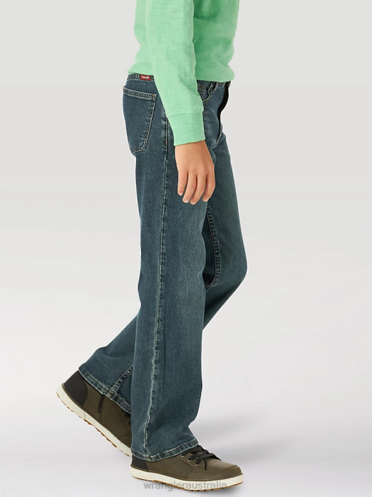 Five Star Flex Bootcut Jean Boys Wrangler RHXV959 Clothing Woodland (5WNBWWN)