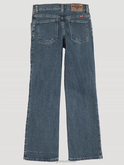 Five Star Flex Bootcut Jean Boys Wrangler RHXV959 Clothing Woodland (5WNBWWN)