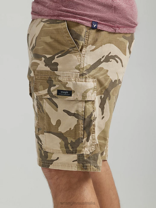 Five Star Premium Cargo Short Men Wrangler RHXV520 Clothing Wildwood Kelp Camo (112336223)