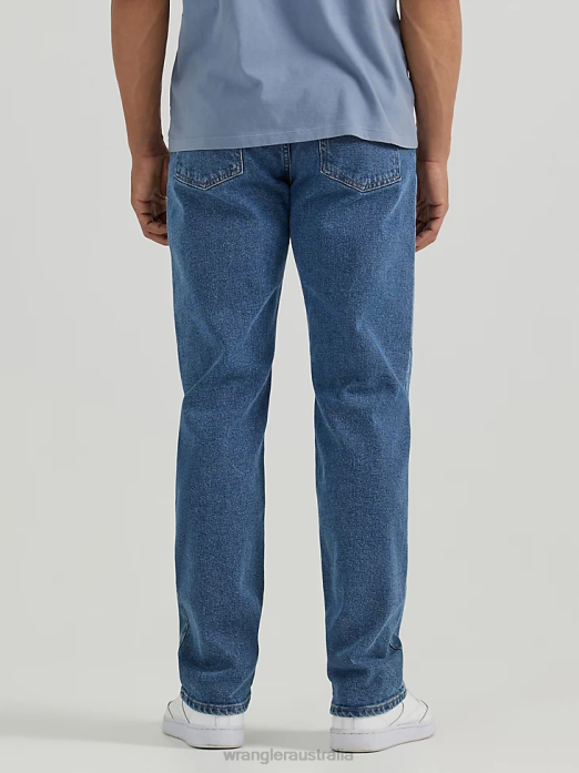 Five Star Premium Denim Flex For Comfort Regular Fit Jean Men Wrangler RHXV138 Clothing Dusk Blue (96FXVDB)