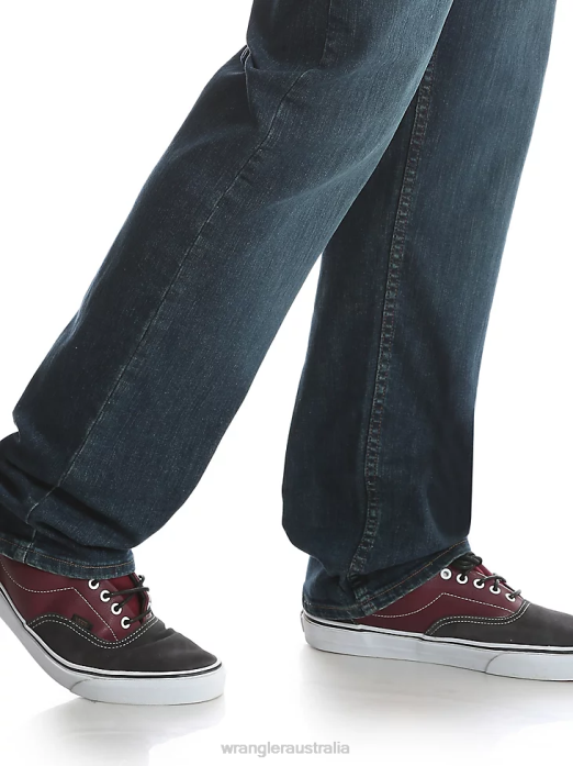 Five Star Premium Denim Flex For Comfort Regular Fit Jean Men Wrangler RHXV141 Clothing Carbon (96FXVCN)