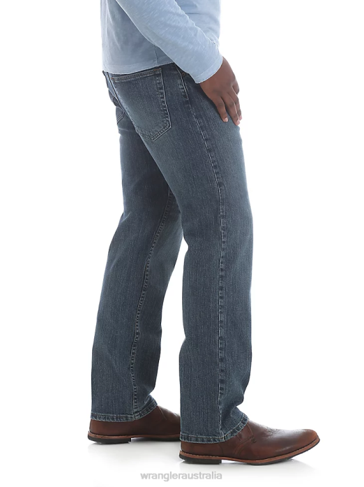 Five Star Premium Performance Series Regular Fit Jean Men Wrangler RHXV71 Clothing Gravel (96CFVGV)