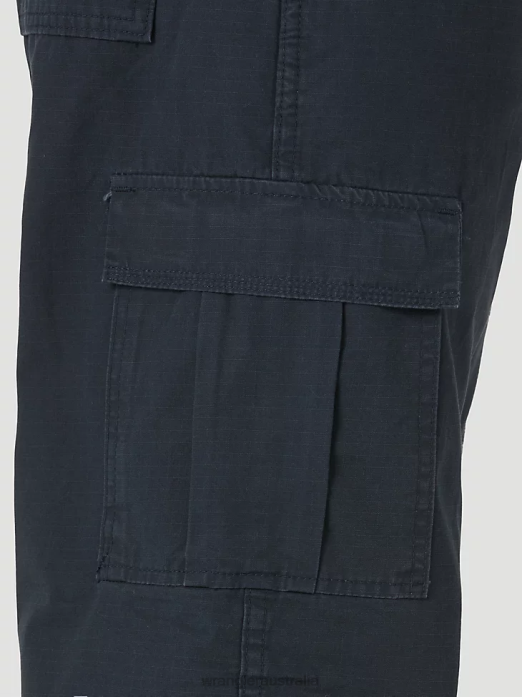 Five Star Premium Relaxed Fit Flex Cargo Pant Men Wrangler RHXV224 Clothing Navy (70AB0NV)