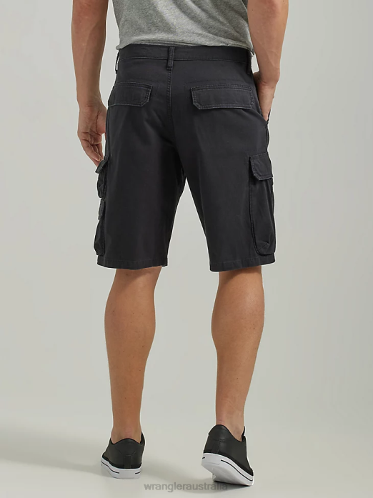 Five Star Premium Stacked Cargo Short Men Wrangler RHXV528 Clothing Black (112336360)