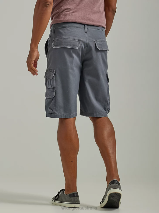 Five Star Premium Stacked Cargo Short Men Wrangler RHXV530 Clothing Pewter (112336362)