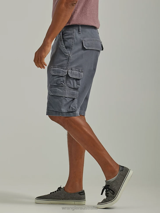 Five Star Premium Stacked Cargo Short Men Wrangler RHXV530 Clothing Pewter (112336362)