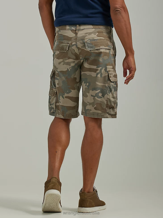 Five Star Premium Stacked Cargo Short Men Wrangler RHXV533 Clothing Shadow Brown Camo (112336366)