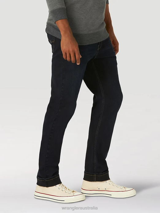 Five Star Premium Straight Fit Jean Men Wrangler RHXV96 Clothing Dark Harbor (95STWDH)