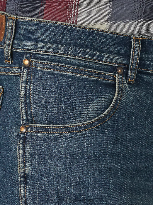 Flex Weather Anything Slim Straight Fit Jean Men Wrangler RHXV178 Clothing Bronco (MGW88BO)