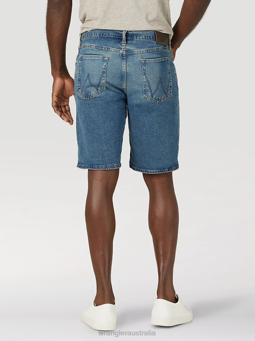 Free To Stretch Denim Short Men Wrangler RHXV578 Clothing Mid Tint (112317150)