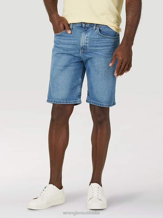 Free To Stretch Denim Short Men Wrangler RHXV580 Clothing Vintage Indigo (112317151)