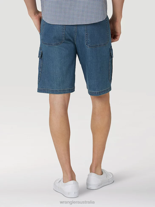 Free To Stretch Drawstring Cargo Short Men Wrangler RHXV551 Clothing Acorn (112336241)