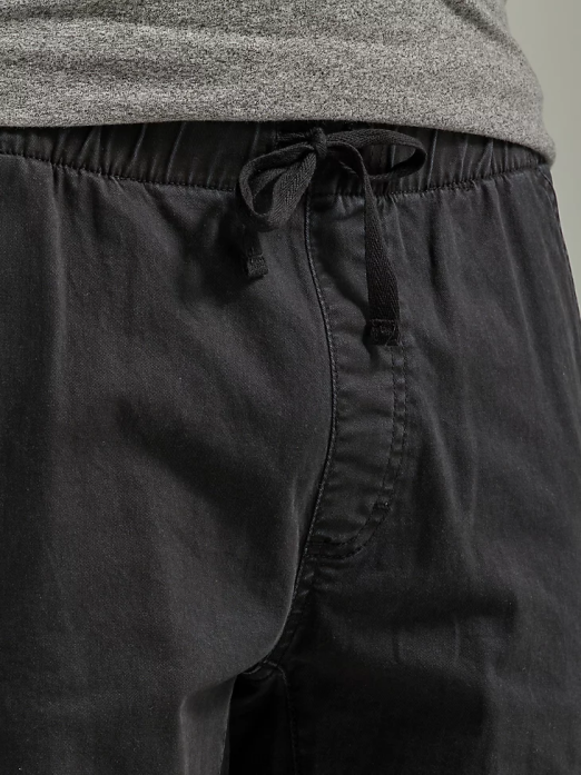 Free To Stretch Drawstring Cargo Short Men Wrangler RHXV553 Clothing Washed Black (112336240)