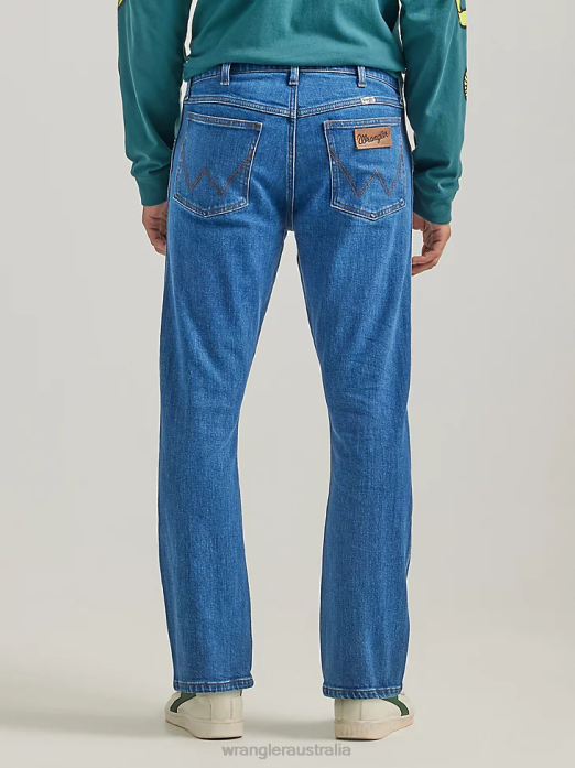 Free To Stretch Straight Fit Jean Men Wrangler RHXV154 Clothing Anthracite (112325353)