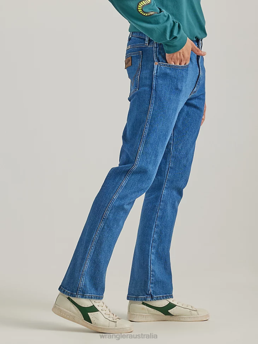 Free To Stretch Straight Fit Jean Men Wrangler RHXV154 Clothing Anthracite (112325353)