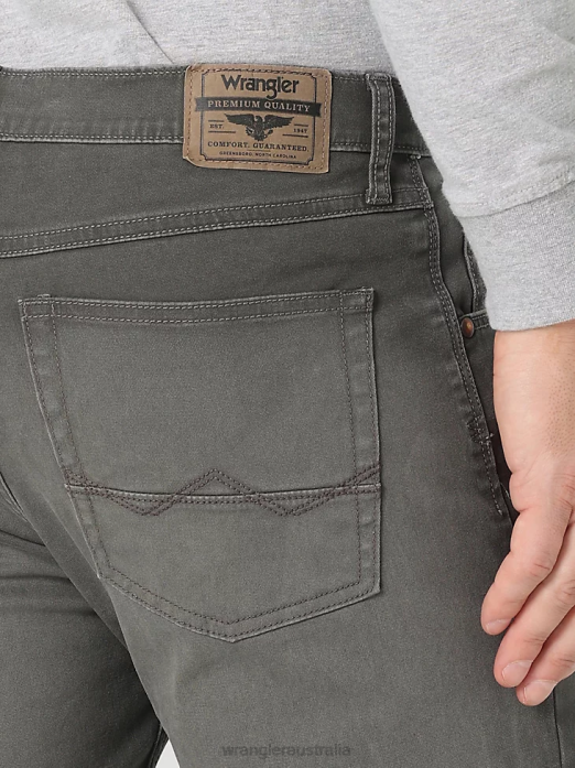 Free To Stretch Straight Fit Jean Men Wrangler RHXV154 Clothing Anthracite (112325353)