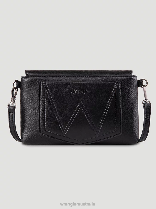 Fringe Turquoise Cross Body Women Wrangler RHXV909 Accessories Black (112351720)