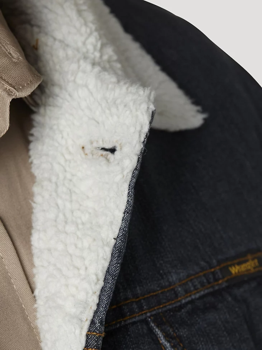 Heritage Anti-Fit Jacket Men Wrangler RHXV616 Clothing Blue (112335451)