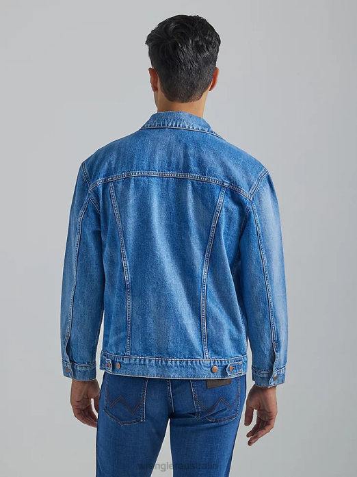 Heritage Anti-Fit Jacket Men Wrangler RHXV617 Clothing Blue Eyes (112335509)