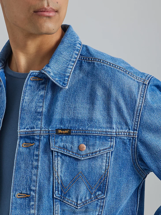 Heritage Anti-Fit Jacket Men Wrangler RHXV617 Clothing Blue Eyes (112335509)