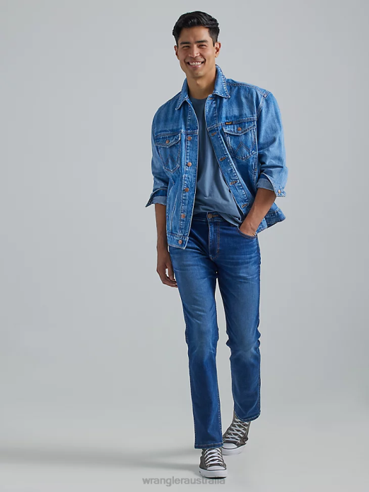 Heritage Anti-Fit Jacket Men Wrangler RHXV617 Clothing Blue Eyes (112335509)