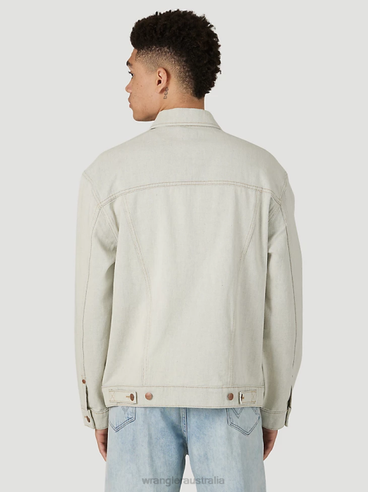 Heritage Anti-Fit Jacket Men Wrangler RHXV619 Clothing Mineral (112316507)