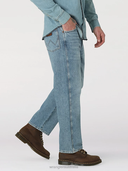 Heritage Redding Loose Fit Jean Men Wrangler RHXV186 Clothing Winter Wash (112320975)