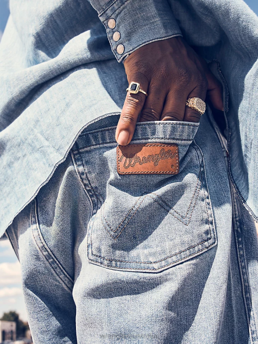 Heritage Redding Loose Fit Jean Men Wrangler RHXV187 Clothing Sunshine Blue (112318428)