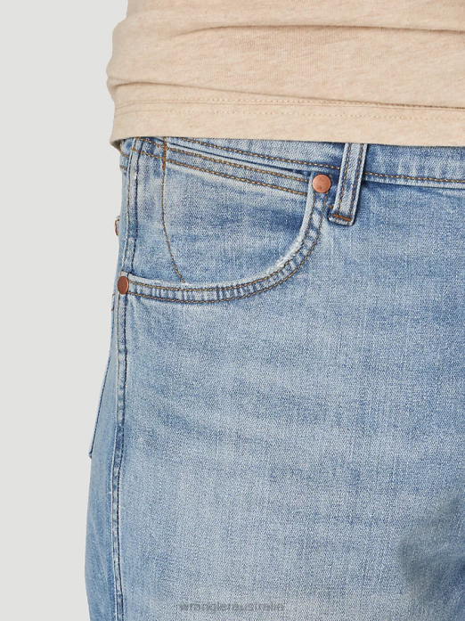 Heritage Redding Loose Fit Jean Men Wrangler RHXV187 Clothing Sunshine Blue (112318428)