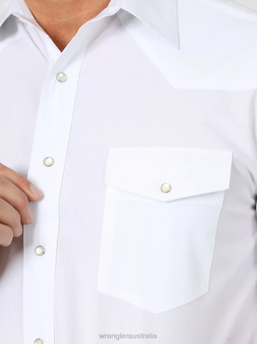 Heritage Workshirt Men Wrangler RHXV474 Clothing Washed Black (112335452)