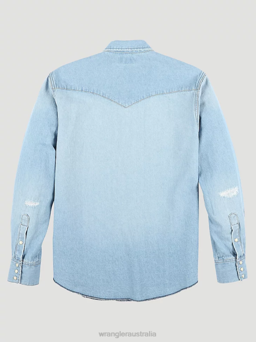 Heritage Workshirt Men Wrangler RHXV475 Clothing Sunfade (112335476)