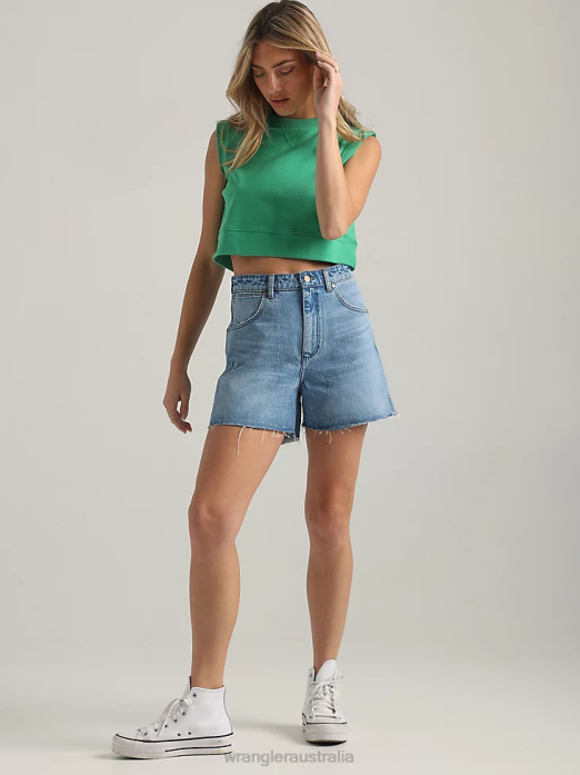 High Rise A-line Cut-Off Short Women Wrangler RHXV843 Clothing Lost Control (112334600)