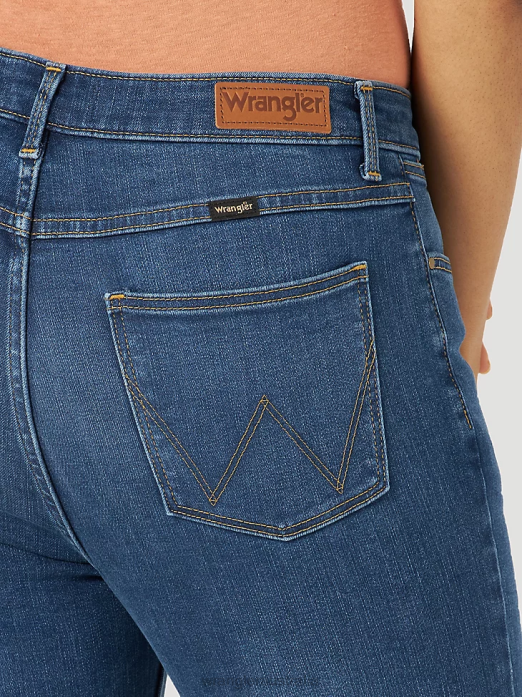 High Rise Bold Boot Jean Women Wrangler RHXV734 Clothing Hudson (10MT1BTHD)