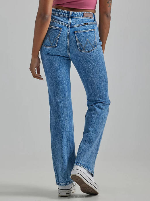 High Rise Bold Boot Jean Women Wrangler RHXV735 Clothing Topaz (112333827)