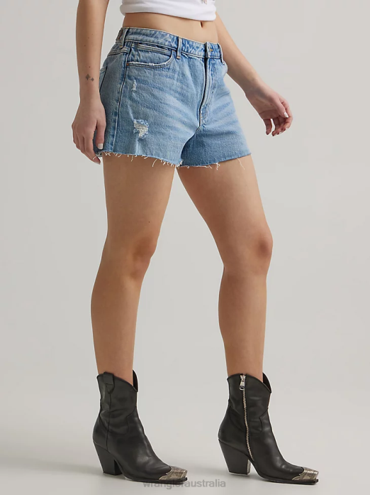 High Rise Vintage Cut-Off Short Women Wrangler RHXV833 Clothing Bloom (112335762)