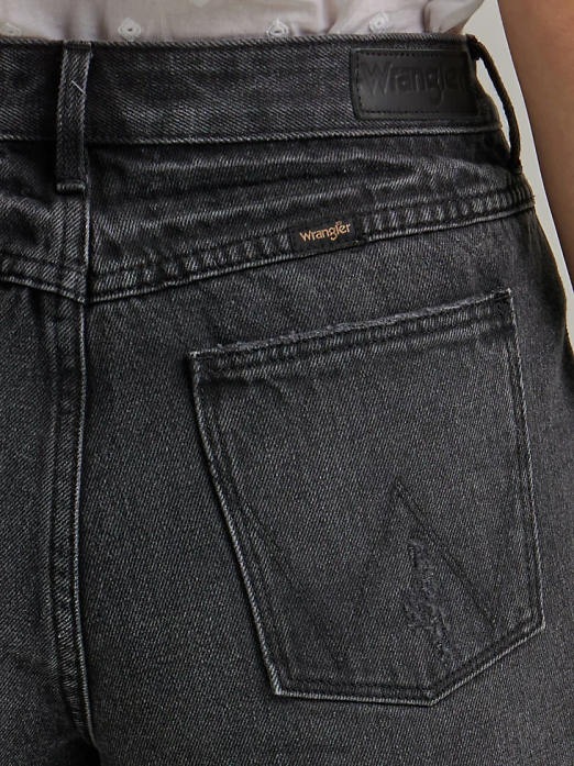 High Rise Vintage Cut-Off Short Women Wrangler RHXV834 Clothing Moonlight (112333535)