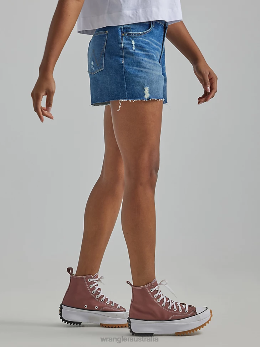 High Rise Vintage Cut-Off Short Women Wrangler RHXV836 Clothing Dirt Road (112327627)