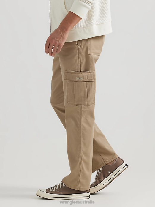 Legacy Cargo Twill Pant Men Wrangler RHXV247 Clothing Grain (70LEWGR)