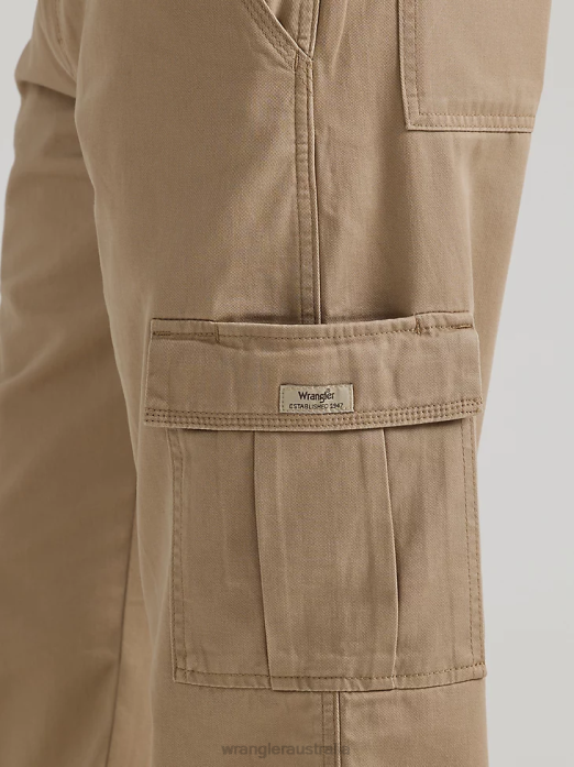 Legacy Cargo Twill Pant Men Wrangler RHXV247 Clothing Grain (70LEWGR)