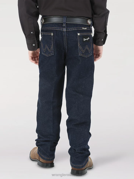 Little Silver Edition Jean Boys Wrangler RHXV1028 Clothing Dark Denim (1013JSEDD)