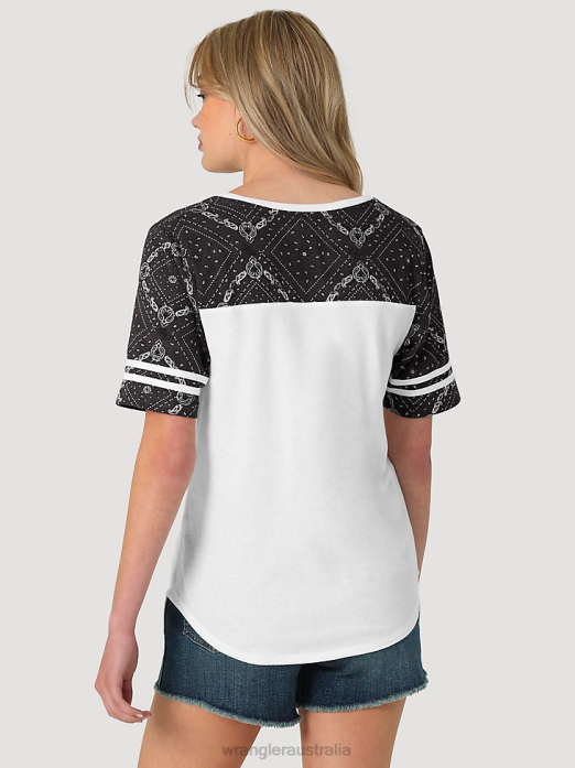 Long Sleeve Western Snap Denim Shirt Women Wrangler RHXV880 Clothing Mid Denim (LW7006D)