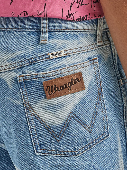 Loose Fit Denim Short Men Wrangler RHXV582 Clothing Bone Orchard (112332620)