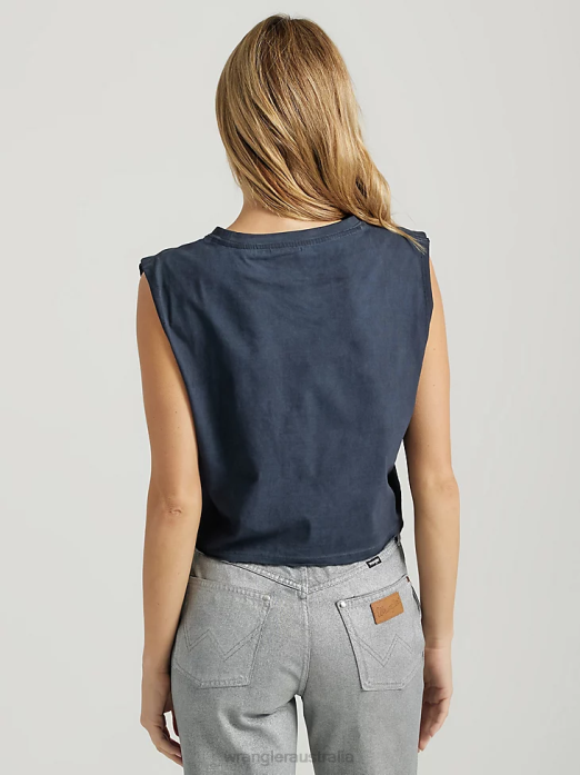 One Shoulder Cami Women Wrangler RHXV873 Clothing White (112334738)